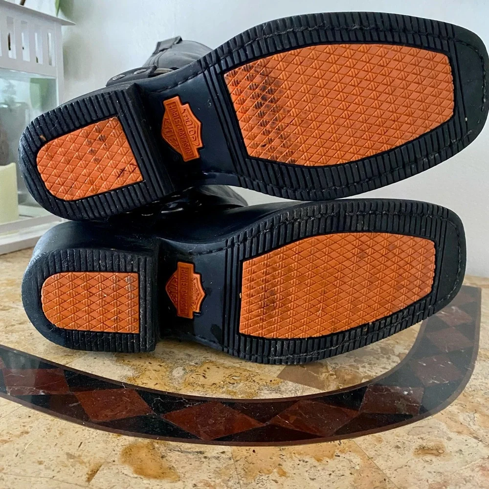 Women’s size 8 Harley-Davidson Black Riding Boots - Picture 5 of 8